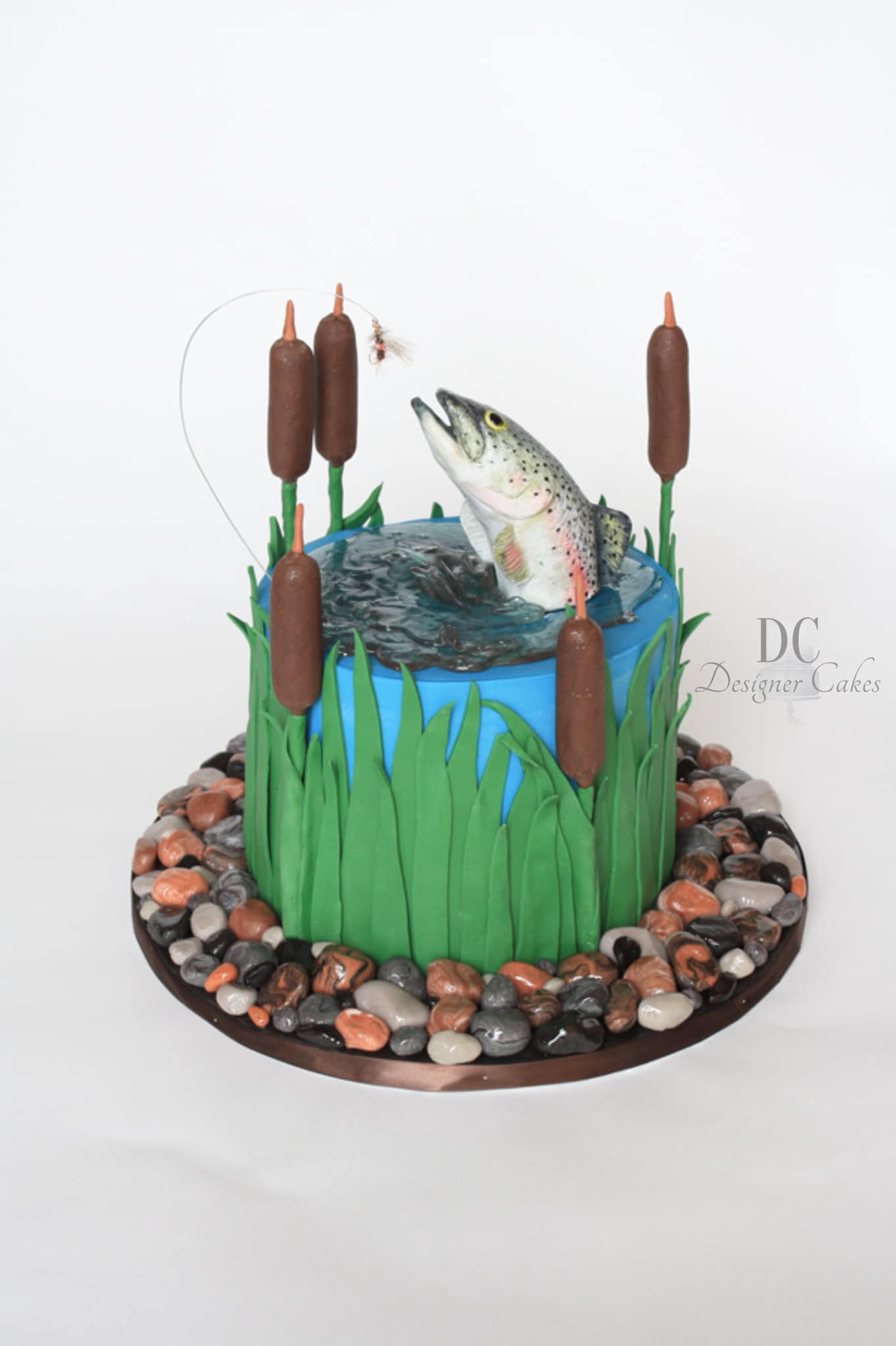 Fly Fishing Retirement Cake